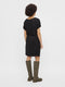 Pieces PCPETRINE SS DRESS NOOS - Dames Jurk - Viscose-mix met elastiek in taille - Maat S