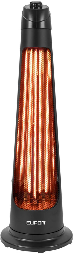 Eurom Q-Tower 1200 - Terrasverwarmer - 1200 Watt - Spatwaterdicht (IP24)