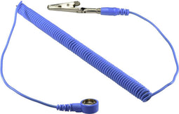 TRU COMPONENTS SpKL-10-183-SK ESD-aardingskabel 1.83 m Drukknop 10 mm, Krokodilklem