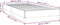 vidaXL - Bedframe - kunstleer - crèmekleurig - 100x200 - cm