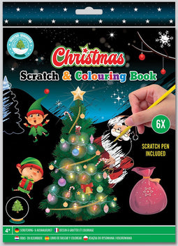 Scratch- en Kleurboek Kerst