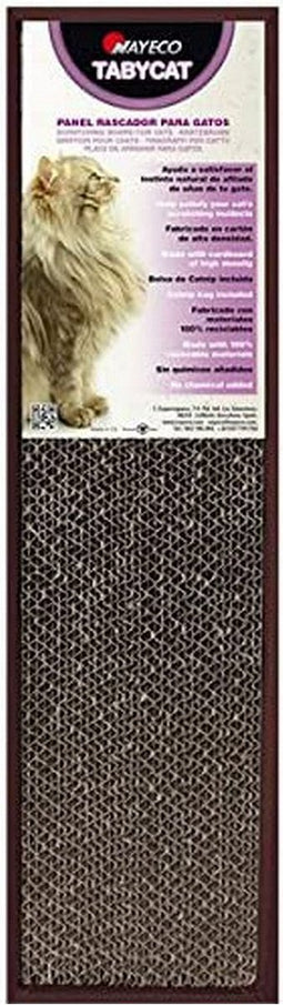 Scratching Post for Cats Nayeco TABY CAT Brown Cardboard (48 x 13 x 4 cm)