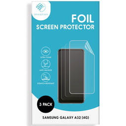 Screenprotector Folie 3 pack voor de Samsung Galaxy A32 (4G)