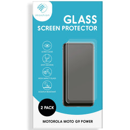 Screenprotector Gehard Glas 2 pack Motorola Moto G9 Power