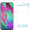Screenprotector Gehard Glas 2 pack Samsung Galaxy A40