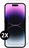 Screenprotector geschikt voor 2x Iphone 15 plus - Iphone 15 plus tempered glas suitable for screenprotector -