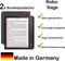 Screenprotector Geschikt voor Kobo Sage - inhoud 2 stuks - Made in Germany