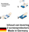 Screenprotector Geschikt voor Kobo Sage - inhoud 2 stuks - Made in Germany