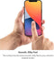Screenprotector voor iPhone 12 Mini - Slagbescherming, Krasbestendig, Vingerafdrukbestendig, Veegvast, Oliebestendig, Helder