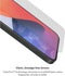 Screenprotector voor iPhone 12 Mini - Slagbescherming, Krasbestendig, Vingerafdrukbestendig, Veegvast, Oliebestendig, Helder