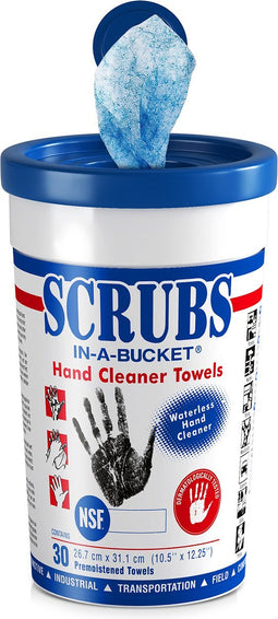 Scrubs In-a-Bucket Handreinigingsdoekjes 30 stuk(s)