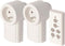 SCS SENTINEL Set van 2 afstandsbedieningen 2300 W