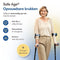 SafeLife® Loopkrukken - Elleboogkrukken Set - Verstelbaar - Zwart Aluminium (2 stuks)