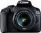 Canon EOS 2000D - Spiegelreflexcamera kit - 24,1 MP - 18-55mm f/3.5-5.6 DC-lens - Zwart
