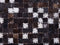 AKKESE - Patchwork vloerkleed - Lichtbeige - 140 x 200 cm - Koeienhuid leer