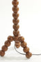 Light & Living Vloerlamp Veglio - Mangohout - 130cm - Bruin - excl. kap