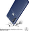 iMoshion Hoesje Geschikt voor Motorola Moto G60s Hoesje Siliconen - iMoshion Carbon Softcase Backcover - Blauw