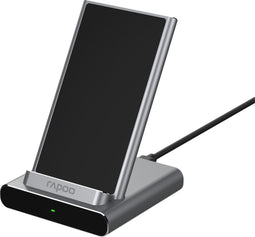 Rapoo XC350 - Draadloze oplader - 15 W snel opladen - Zilver