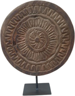 Sculptuur Houtsnijwerk rond
