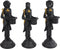 Sculptuur zwart poly l7,b8h23 cm a3