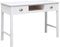 vidaXL - Schrijftafel - 110x45x76 - cm - hout - wit