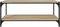 vidaXL - Tv-meubel - 100x33x41 - cm - bewerkt - hout - en - staal - sonoma - eikenkleur