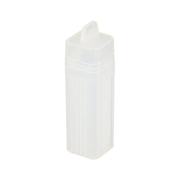Storage box for a 18650 lithium-ion battery, flexibly expandable, with handle