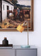 Dyberg Larsen Ocean - Tafellamp - Retro design - Curry/Brass/Turquoise