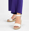 POSH by Poelman SUUS - Dames Sandalen - Plateau sleehak - Wit - Maat 38