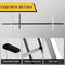 100cm zwarte dimbare lineaire hanglamp met afstandsbediening, in hoogte verstelbaar