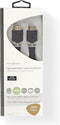 Nedis High Speed HDMI-Kabel met Ethernet - HDMI Connector - HDMI Connector - 4K@60Hz - 18 Gbps - 2.00 m - Plat - PVC - Antraciet - Window Box
