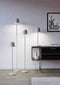 EGLO Mannera-L - Staande lamp - Oplaadbaar tot 47 uur - Draadloos - Dimbaar - Grijs/Wit - H 140 cm - Ø 16 cm