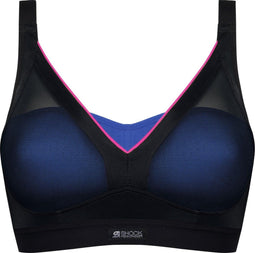 Shock Absorber Active Shaped Support - Sportbeha Dames - Extreme ondersteuning - Black Neon - Maat 75B