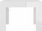vidaXL - Salontafel - 50x50x35 - cm - bewerkt - hout - hoogglans - wit