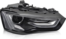 Koplamp rechts Xenon - voor Audi A5 2011-2012 cabrio/coupe/liftback - zwart