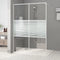 vidaXL - Inloopdouchewand - 140x195 - cm - transparant - ESG-glas - wit