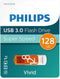 Philips USB 3.0 Vivid - USB-stick 128GB - 100MB/s overdracht - Oranje
