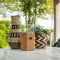 Garden Impressions Bilboa gaslantaarn hexagon - teak look
