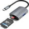 SD Kaart lezer USB C - Kaartlezer SD kaart - Geheugenkaartlezer - Micro SD kaartlezer - USB-C kaartlezer - USB 3.0 Ingang