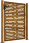 vidaXL - Poort - 105x155 - cm - vierkant - cortenstaal