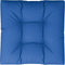 vidaXL - Palletkussen - 80x80x12 - cm - stof - koningsblauw