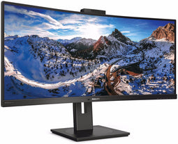 Philips Brilliance 346P1CRH/00 - Gebogen Monitor - WQHD 3440x1440 100Hz - Zwart