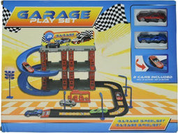 Giga Garage Speelset - Speelset met 2 auto's - 47 x 39,5 x 26 cm (2 stuks)