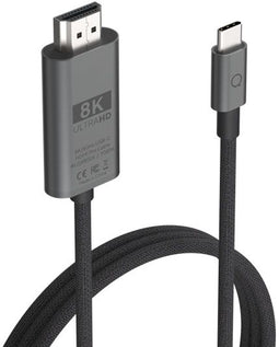 Linq LQ48026 - USB-C naar HDMI Pro Kabel - 8K/60Hz - Zwart (2m)
