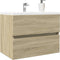 vidaXL - Wastafelkast - 60x38,5x45 - cm - spaanplaat - sonoma - eikenkleurig