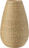 J-Line Vaas Large Decoratief Zeegras/Bamboe Naturel - 46 cm hoog