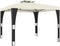 vidaXL - Prieel - met - dubbel - dak - 2,98x2,98 - m - staal - crèmekleurig