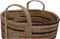 Decoratieve Doos DKD Home Decor Zeegras Boho (38 x 38 x 41 cm) (3 Onderdelen)