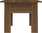 vidaXL - Salontafel - 55x55x42 - cm - spaanplaat - bruin - eikenkleur