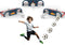 Gear2Play Soccer Roundabout - Voetbaltrainer met LED-pijl - Verbeter je voetbalskills - Multicolor